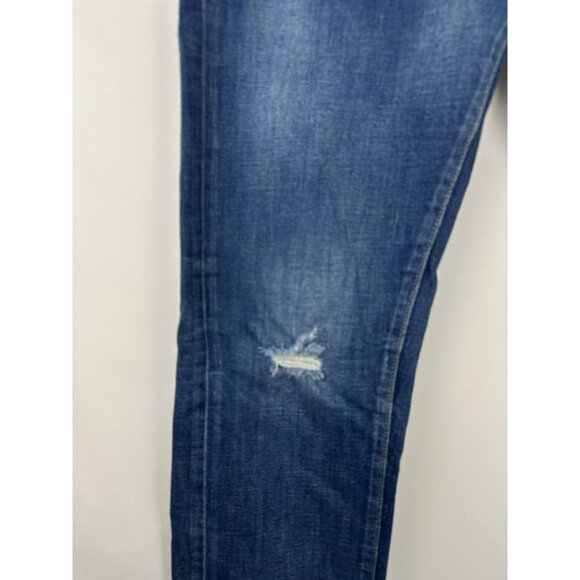 PILCRO Anthropologie Womens 29 Slim Boyfriend Jeans Straight  Mid Rise Medium - Picture 14 of 16